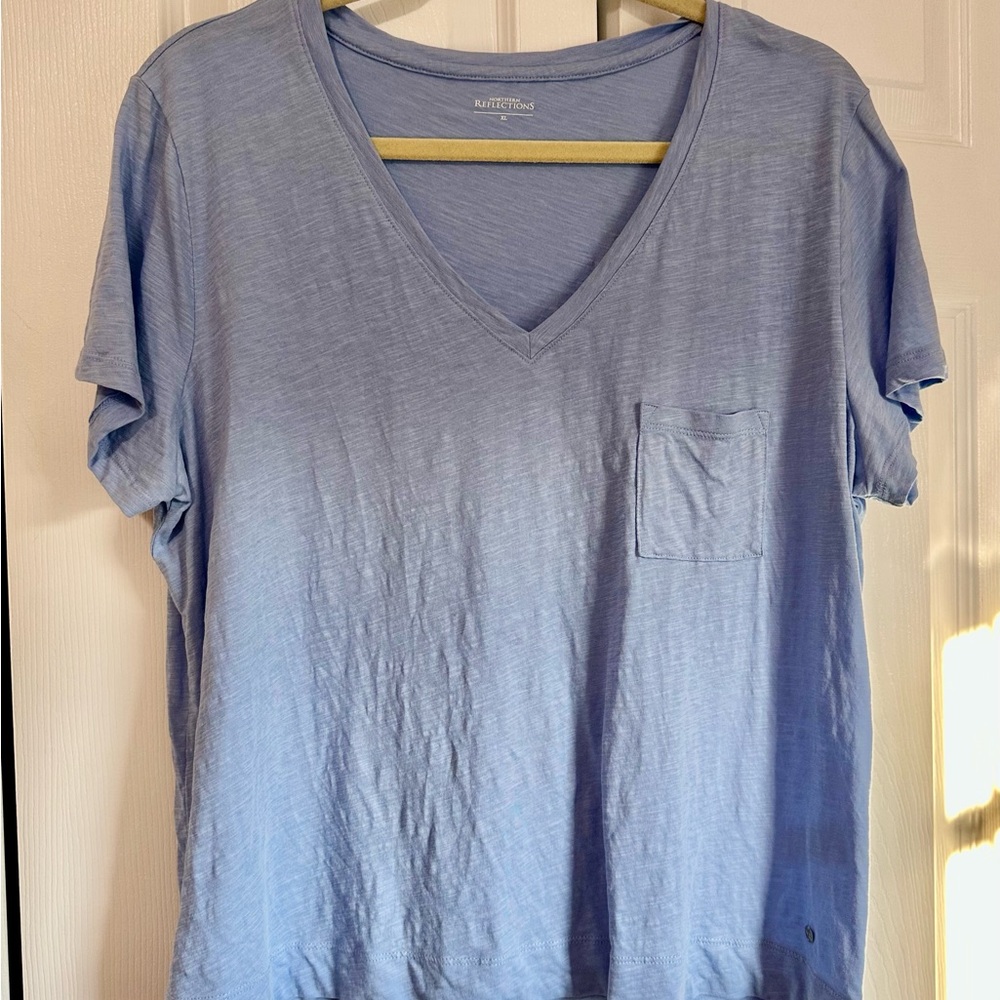 Northern Reflections Sky Blue Knit Top